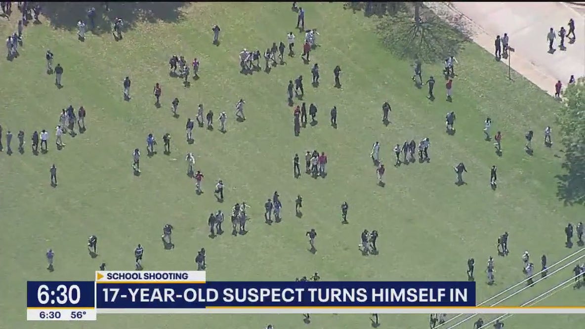17-year-old school shooting suspect turns himself in